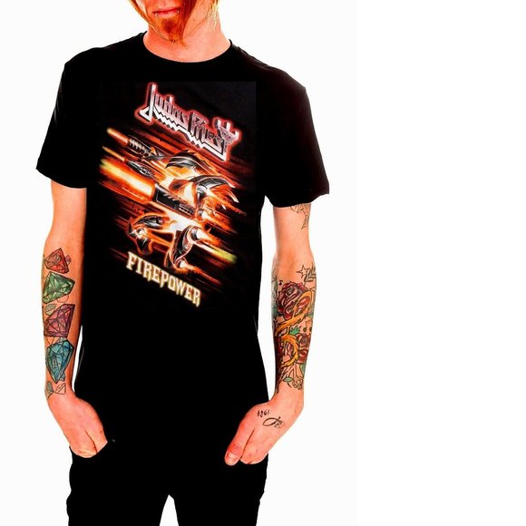 Bay Island Other - Judas Priest Firepower metal rock Official T-Shirt L NWT